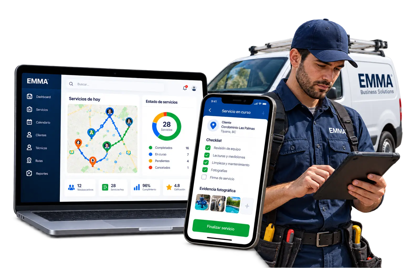 EMMA Field Service conectando administración y técnicos en campo